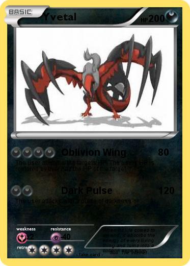 Pokemon Yvetal
