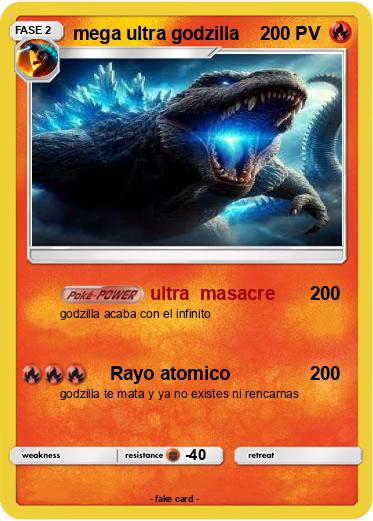 Pokemon mega ultra godzilla