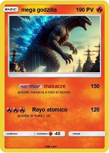 Pokemon mega godzilla