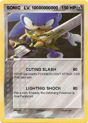 Pokemon SONIC   LV. 10000000000