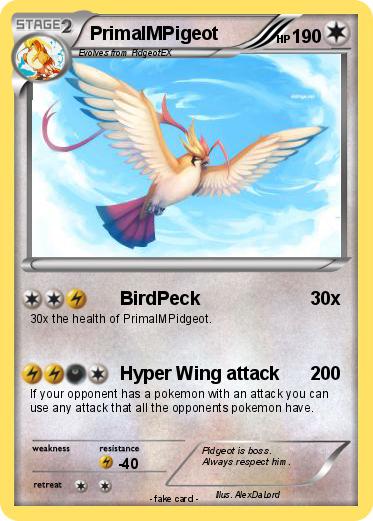 Pokemon PrimalMPigeot