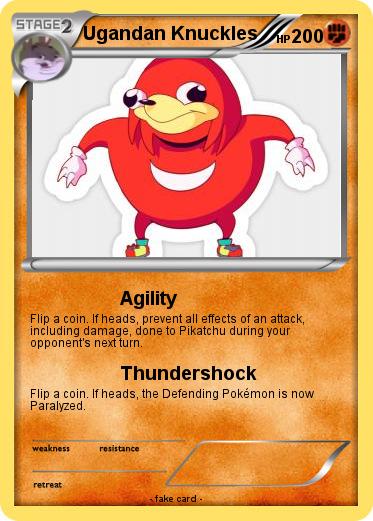 Pokemon Ugandan Knuckles