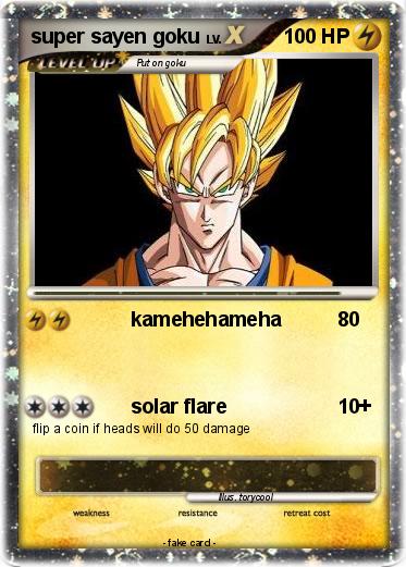Pokemon super sayen goku