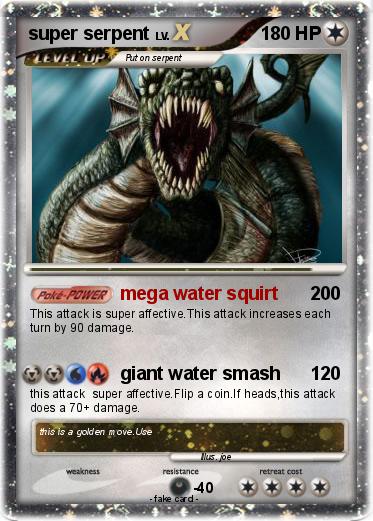 Pokemon super serpent
