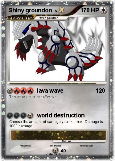 Pokemon Shiny groundon