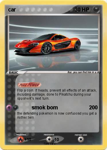 Pokemon car