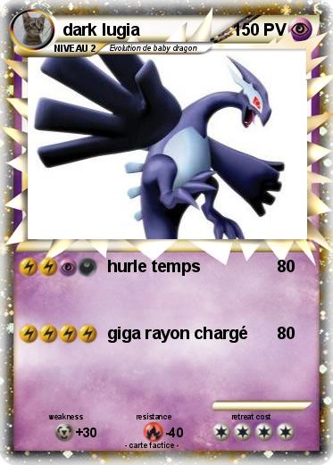Pokemon dark lugia