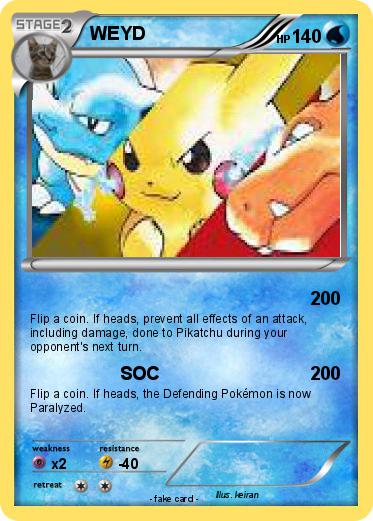 Pokemon WEYD