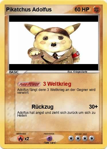 Pokemon Pikatchus Adolfus