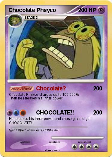 Pokemon Chocolate Phsyco