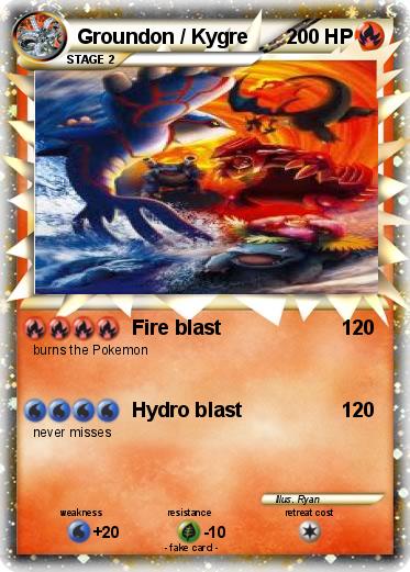 Pokemon Groundon / Kygre