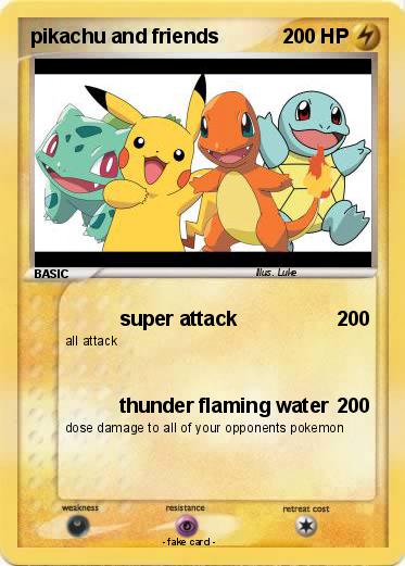Pokemon pikachu and friends