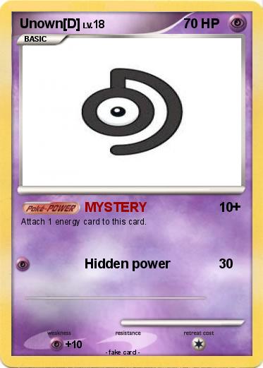 Pokemon Unown[D]