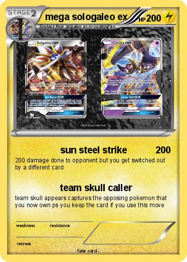 Pokemon mega sologaleo ex