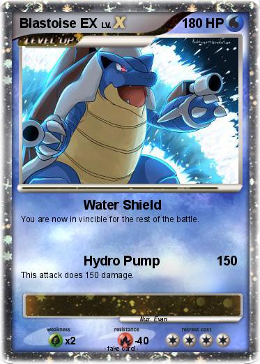 Pokemon Blastoise EX