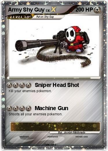 Pokemon Army Shy Guy