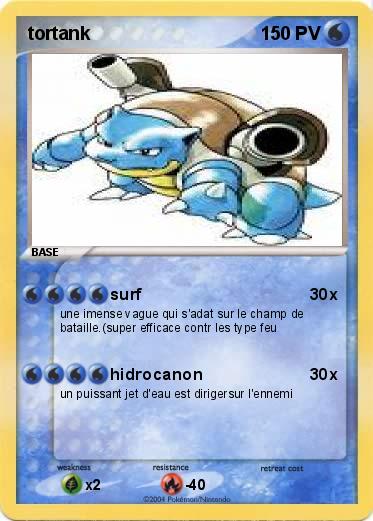 Pokemon tortank