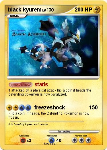 Pokemon black kyurem