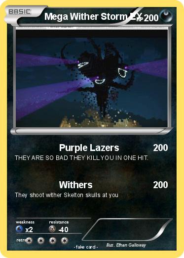 Pokemon Mega Wither Storm EX