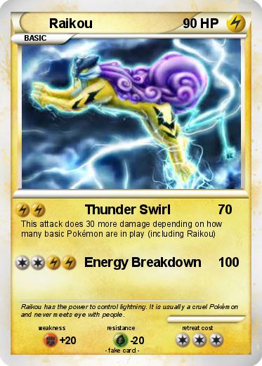 Pokemon Raikou