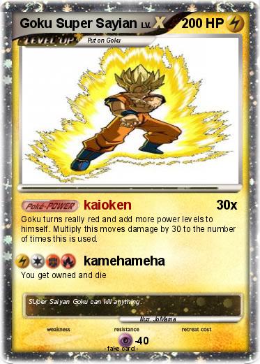 Pokemon Goku Super Sayian