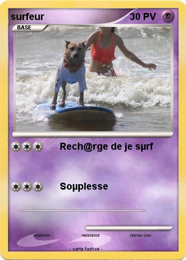 Pokemon surfeur