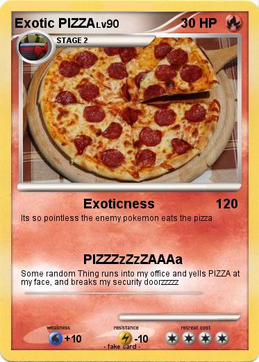 Pokemon Exotic PIZZA