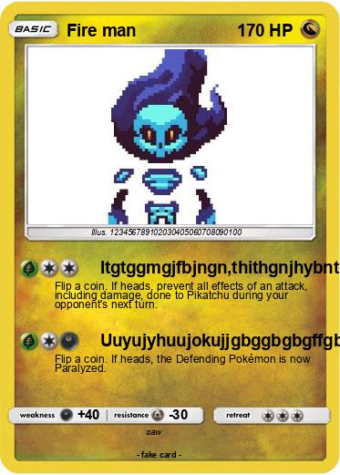 Pokemon Fire man