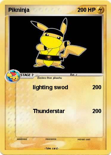 Pokemon Pikninja