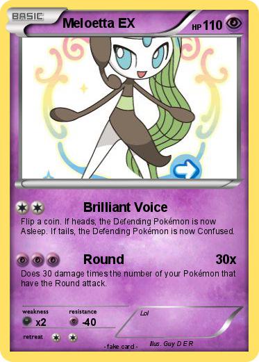 Pokemon Meloetta EX