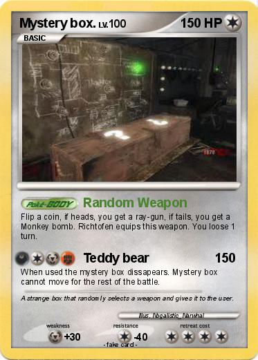 Pokemon Mystery box.