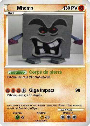 Pokemon Whomp