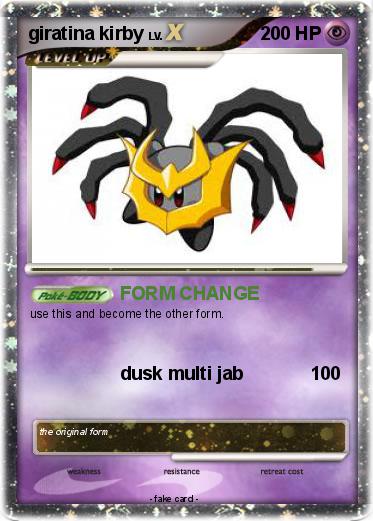 Pokemon giratina kirby