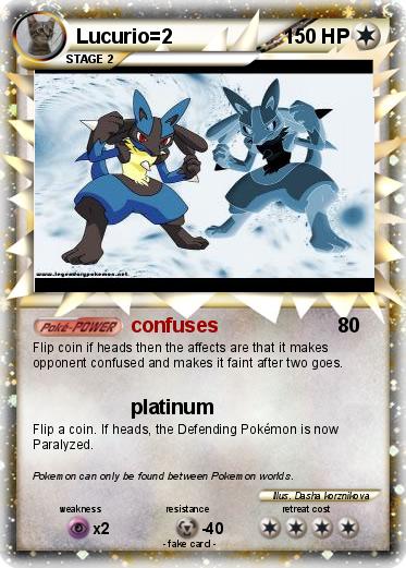 Pokemon Lucurio=2