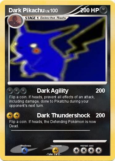 Pokemon Dark Pikachu