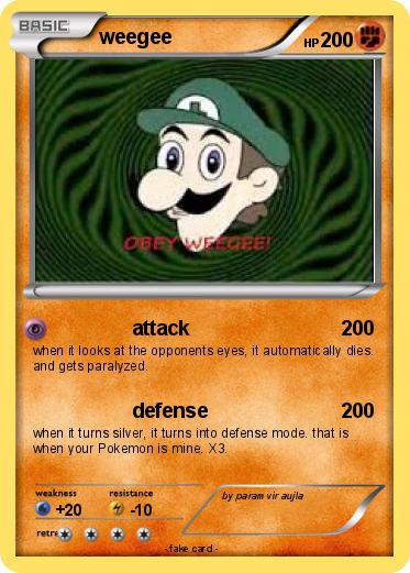 Pokemon weegee