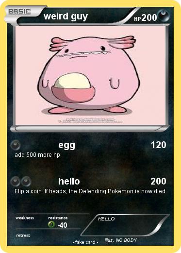 Pokemon weird guy