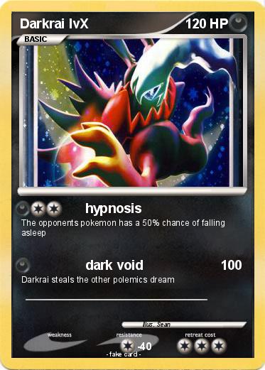 Pokemon Darkrai lvX