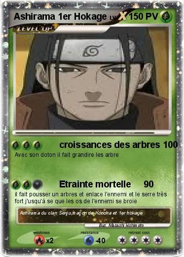 Pokemon Ashirama 1er Hokage