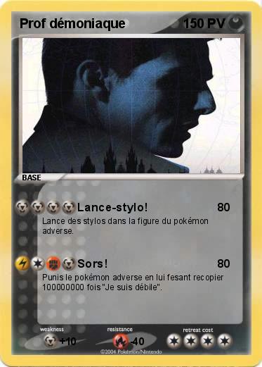 Pokemon Prof démoniaque