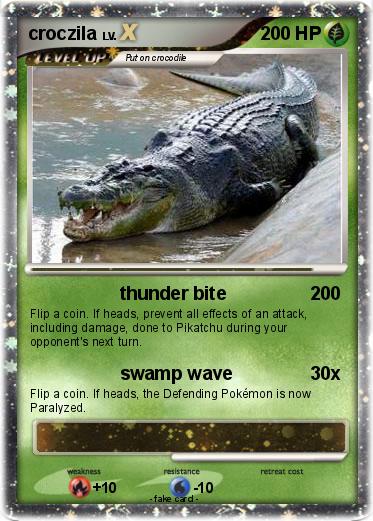 Pokemon croczila
