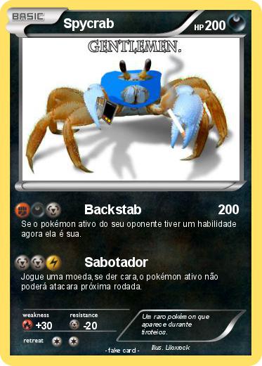 Pokemon Spycrab