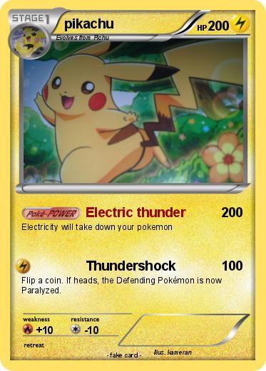Pokemon pikachu