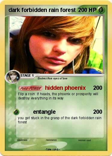 Pokemon dark forbidden rain forest