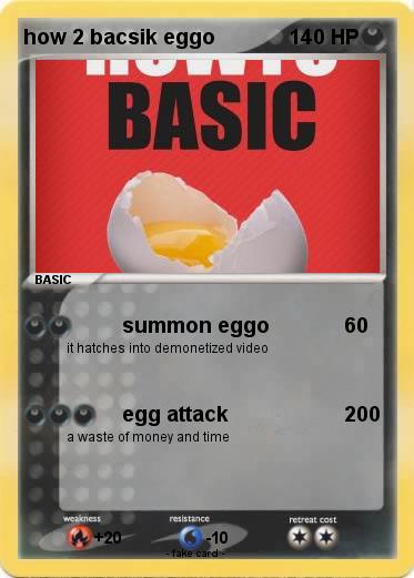 Pokemon how 2 bacsik eggo