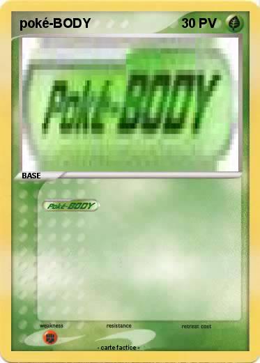 Pokemon poké-BODY