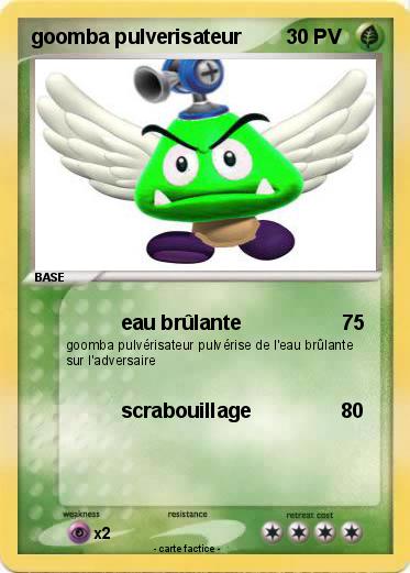 Pokemon goomba pulverisateur