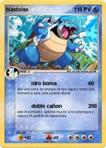 Pokemon blastoise