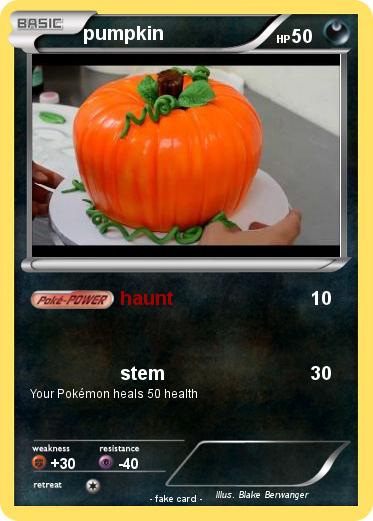 Pokemon pumpkin