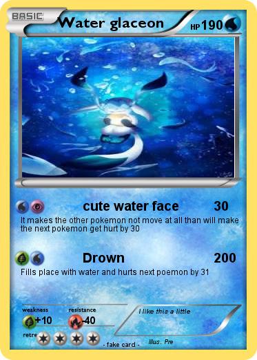 Pokemon Water glaceon
